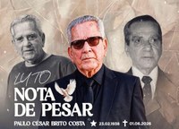 Nota de Pesar - Paulo César Brito Costa ★ 23.02.1938  † 01.06.2026